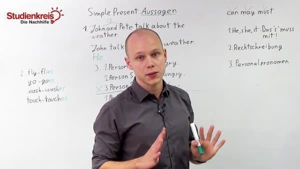 Simple Present (Präsens): Bildung, Übungen